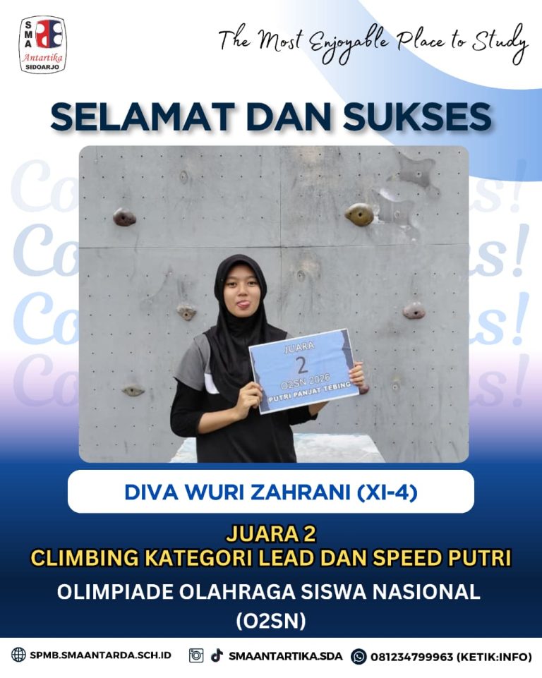 SMA Antartika Sidoarjo Kembali Torehkan Prestasi Gemilang di Ajang O2SN 2026